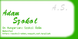 adam szokol business card